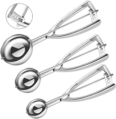 Ice Cream Scoop Set of 3